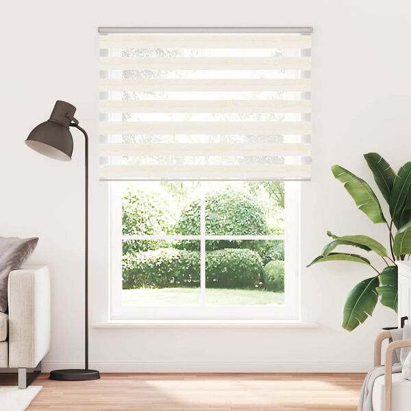 vidaXL Zebrarollo Marmorbeige 160x230cm Stoffbreite 155,9 cm Polyester