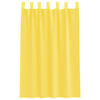 vidaXL Voile Vorh&auml;nge mit Schlaufen 2 Stk. Gelb 140x175 cm