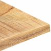 vidaXL Tischplatte Massivholz Mango 25-27 mm 70x60 cm