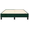 vidaXL Boxspringbettgestell Dunkelgr&uuml;n 120x200 cm Samt