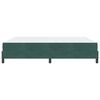 vidaXL Boxspringbett mit Matratze Dunkelgr&uuml;n 180 x 220 cm Stoff