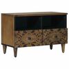 vidaXL TV-Schr&auml;nk Braun 70 x 33 x 46 cm Massivholz Mango