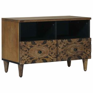 vidaXL TV-Schr&auml;nk Braun 70 x 33 x 46 cm Massivholz Mango