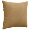 vidaXL Sofakissen 2 St&uuml;ck Braun 50 x 50 cm Cordstoff