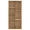 vidaXL Bücherregal Sonoma-Eiche 50x25x106 cm Holzwerkstoff