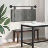 vidaXL H&auml;ngevorderseite Wandmontiert Dunkelgrau 110 x 55 x 5 cm Samt