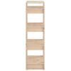 vidaXL B&uuml;cherregal/Raumteiler 60x35x125 cm Massivholz