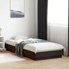 vidaXL Bettgestell mit LED Schwarz 100x200 cm