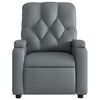 vidaXL Relaxsessel Grau Kunstleder