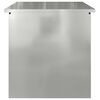 vidaXL Außenlagerbox Silber 55 x 50,5 x 50 cm Stahl