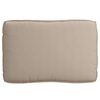vidaXL Pallet Kissen Set 3 pcs Taupe 120 x 80 x 12 cm Oxford-Stoff