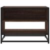vidaXL TV-Schrank Braun Eichen-Optik 61x40x46 cm Holzwerkstoff Metall