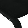 vidaXL Fu&szlig;hocker Schwarz 51x41x40 cm Stoff