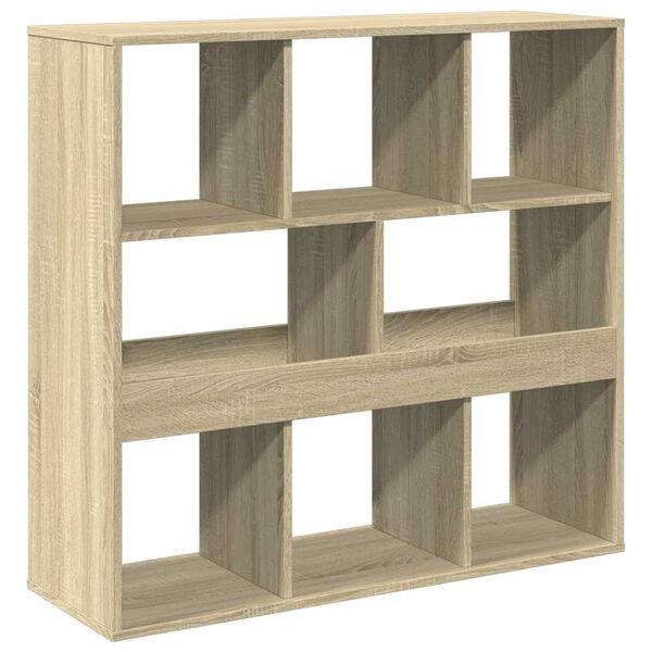 vidaXL B&uuml;cherregal/Raumteiler Sonoma-Eiche 100x33x94,5 cm