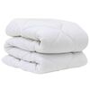 vidaXL Winterbettdecke Wei&szlig; 240 x 222 x 5 cm Polyester