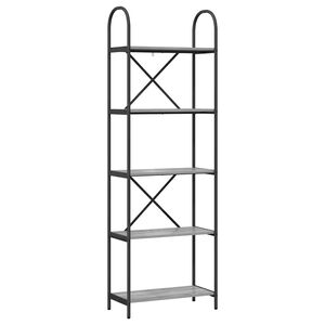 vidaXL B&uuml;cherregal 5 Ebenen 60 x 30 x 183 cm Holzwerkstoff