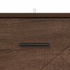 vidaXL Nachttisch Braun Eichen-Optik 38 x 38 x 66 cm Holzwerkstoff