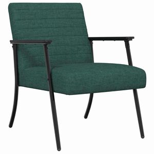 vidaXL Sessel Dunkelgr&uuml;n 59 x 75 x 78 cm Stoff