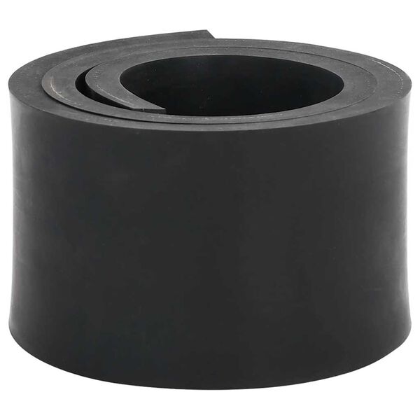 vidaXL Gummileiste f&uuml;r Schneepflug Schwarz 80x8x1 cm