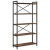vidaXL B&uuml;cherregal 80 x 30 x 155 cm Holzwerkstoff Ger&auml;ucherte Eiche
