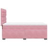 vidaXL Boxspringbett mit Matratze Rosa 80x200 cm Samt