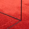 vidaXL Teppich OVIEDO Kurzflor Rot &Oslash; 280 cm
