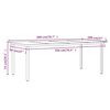 vidaXL 7-tlg. Garten-Essgruppe mit Auflagen Poly Rattan und Glas