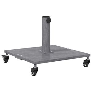 vidaXL Sonnenschirmst&auml;nder 26.75 kg Dunkelgraue Holzoptik Quadratisch