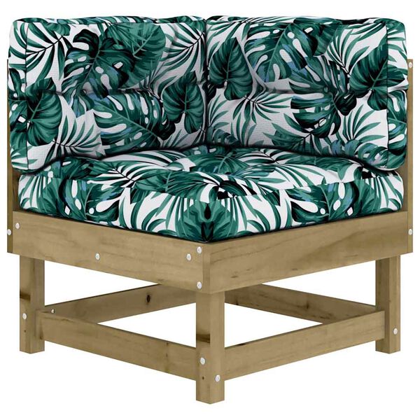 vidaXL 7-tlg. Garten-Lounge-Set mit Kissen Impr&auml;gniertes Kiefernholz