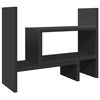 vidaXL Schreibtisch-Organizer Schwarz 38,5x17x39 cm Holzwerkstoff