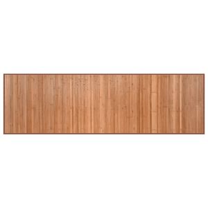 vidaXL Teppich Rechteckig Natur 60x200 cm Bambus