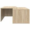 vidaXL Kaffeetisch Set 2 pcs Sonoma-Eiche Holzwerkstoff