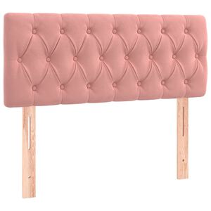 vidaXL Kopfteil Rosa 90x7x78/88 cm Samt