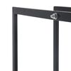 vidaXL Brennholzregal Schwarz 80&times;25&times;200 cm Stahl