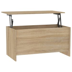 vidaXL Couchtisch Sonoma-Eiche 102x55,5x52,5 cm Holzwerkstoff