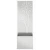 vidaXL Garten Sichtschutz-Leinwand Silber 50 x 140 cm Verzinkter Stahl
