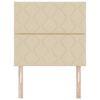 vidaXL Kopfteil Creme 100 cm Stoff