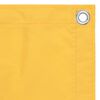 vidaXL Balkon-Sichtschutz Gelb 90x600 cm Oxford-Gewebe