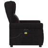 vidaXL Massagesessel Elektrisch Schwarz Stoff