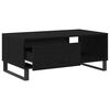 vidaXL Couchtisch Schwarz Eichen-Optik 90 x 50 x 36,5 cm Holzwerkstoff