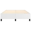 vidaXL Boxspringbettgestell Wei&szlig; 140x200 cm Kunstleder