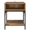 vidaXL Nachttisch Altholz 40 x 40 x 50 cm Holzwerkstoff