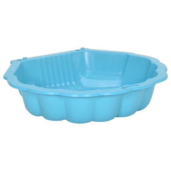 vidaXL Sandk&auml;sten 2 Stk. Blau 77x87x21 cm Kunststoff