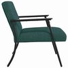 vidaXL Sessel Dunkelgr&uuml;n 59 x 75 x 78 cm Stoff