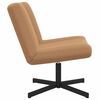vidaXL Drehstuhl Beige 63 x 75 x 76 cm Schafsleder