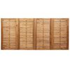 vidaXL Esstisch Braun 200 x 90 x 75 cm Massivholz Teak