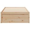 vidaXL Massivholzbett ohne Matratze 100x200 cm Kiefernholz