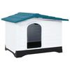 vidaXL Hundeh&uuml;tte Blau 90,5x68x66 cm Polypropylen
