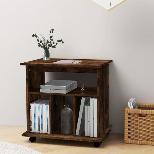 vidaXL Rollschrank R&auml;uchereiche 60x45x60 cm Holzwerkstoff