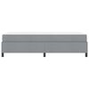 vidaXL Boxspringbett Hellgrau 90 x 200 cm Stoff